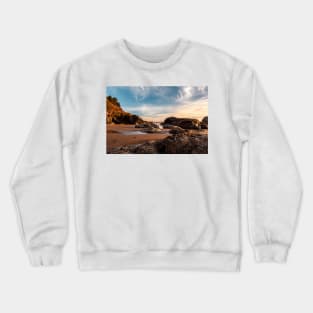 Golden hour at Houda Beach Crewneck Sweatshirt